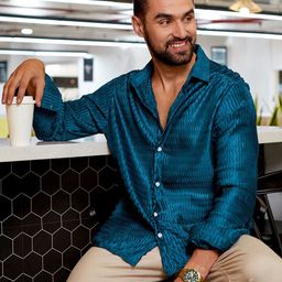 Campus Sutra Curly-Creased Shirt-image-79