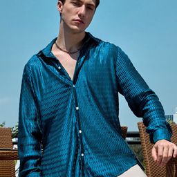 Campus Sutra Curly-Creased Shirt-image-22