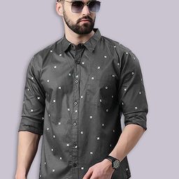 Joven Men Opaque Printed Casual Shirt-image-71