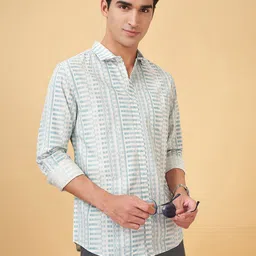 BYFORD by Pantaloons Men Slim Fit Opaque Printed Casual Shirt-picture-6
