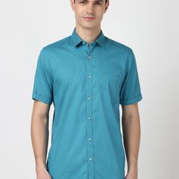 Peter England Casuals Men Slim Fit Opaque Printed Casual Shirt-image-78