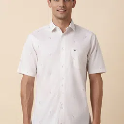 Allen Solly Slim Fit Print Half Sleeves Casual Shirts-picture-39