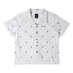 Allen Solly Junior Boys Printed Spread Collar Short Sleeves Cotton Casual Shirt-image-58