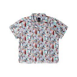 Allen Solly Junior Boys Abstract Printed Opaque Casual Shirt-73