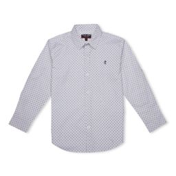 Gini and Jony Boys Geometric Printed Cotton Casual Shirt-image-37