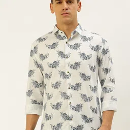 SHOWOFF Comfort Floral Printed Cotton Casual Shirt-image-76