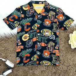 The Lion and The Fish Boys Comfort Conversational Printed Casual Shirt-image-49