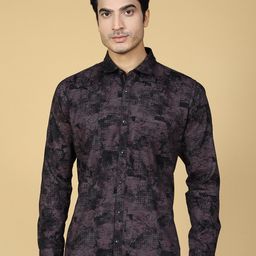 VRIKSH Floral Printed Cotton Casual Shirt-image-4