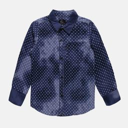 KiddoPanti Boys Micro Ditsy Printed Cotton Casual Shirt-image-39