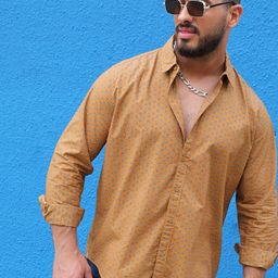 Instafab Plus Classic Floral Printed Cotton Casual Shirt-image-49
