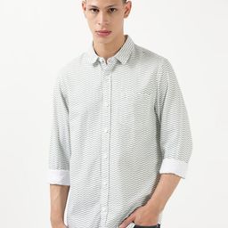 Lee Slim Fit Printed Cotton Casual Shirt-image-82