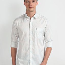 Arrow Sport Slim Fit Abstarct Printed Pure Cotton Casual Shirt-image-41
