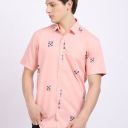 HANUMNTRA Men Comfort Printed Casual Shirt-image-90
