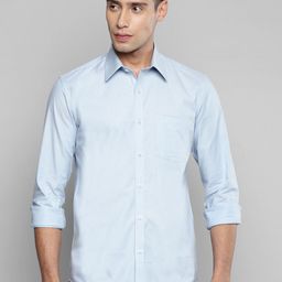 Allen Cooper Men Chambray Cotton Casual Shirt-image-28