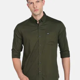 Arrow Sport Men Slim Fit Button Down Collar Pure Cotton Casual Shirt-image-51
