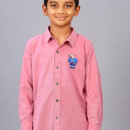 ZION Boys Classic Opaque Cotton Casual Shirt-image-96