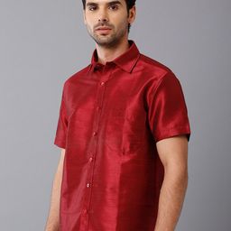 Khoday Williams Classic Casual Poly Silk Shirt-image-6