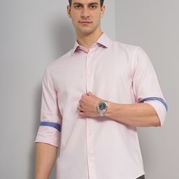 Celio Classic Regular Fit Opaque Cotton Casual Shirt-image-95