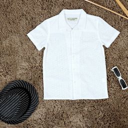 The Lion and The Fish Boys Comfort Opaque Casual Shirt-image-11
