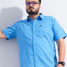HARDSODA Men Plus Size Casual Cotton Shirt-39