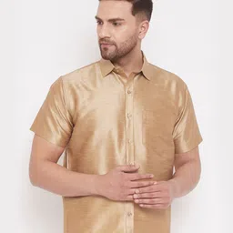 VASTRAMAY Premium Spread Collar Casual Shirt-image-31