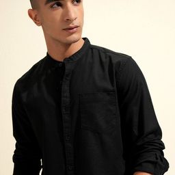 HIGHLANDER Men Slim Fit Opaque Casual Shirt-image-93