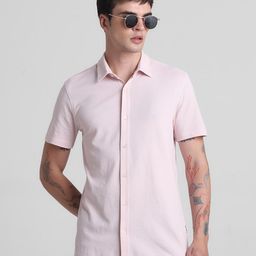 Jack & Jones Slim Fit Spread Collar Casual Shirt-image-89
