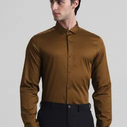 Jack & Jones Slim Fit Spread Collar Formal Shirt-image-57