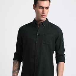 THE BEAR HOUSE Slim Fit Opaque Pure Cotton Casual Shirt-picture-31