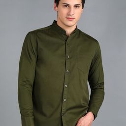 Urbano Fashion Slim Fit Slim Collar Casual Pure Cotton Shirt-image-22