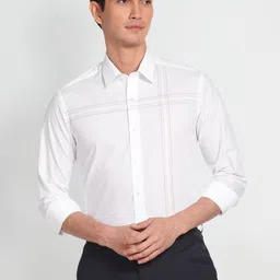 Arrow Slim Fit Pure Cotton Formal Shirt-picture-36