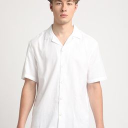 THE BEAR HOUSE Slim Fit Pure Cotton Casual Shirt-image-86
