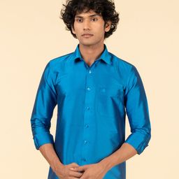TATTVA Relaxed Slim Fit Opaque Ethnic Shirt-image-62
