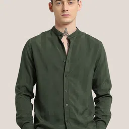 Banana Club Men Classic Horizontal Striped Slim Fit Casual Shirt-image-92