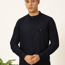 Thomas Scott Men Premium Slim Fit Opaque Casual Shirt-image-34