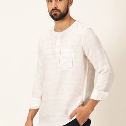 Thomas Scott Premium Linen Slim Fit Long Sleeves Casual Shirt-image-86