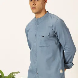 Thomas Scott Men Premium Slim Fit Opaque Casual Shirt-image-37
