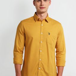 U.S. Polo Assn. Denim Co. Spread Collar Slim Fit Casual Shirt-image-15