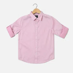 Allen Solly Junior Boys Slim Fit Opaque Casual Shirt-picture-21