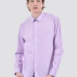 Numero Uno Slim Fit Spread Collar Cotton Shirt-image-70