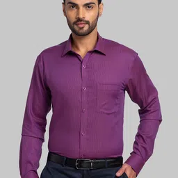 Park Avenue Men Solid Slim Fit Opaque Casual Shirt-image-14