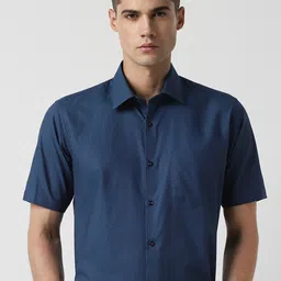 Van Heusen Textured Pure Cotton Formal Shirt-image-32