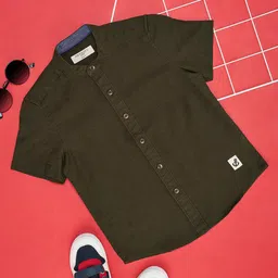 Pantaloons Junior Boys Cotton Opaque Casual Shirt-image-42