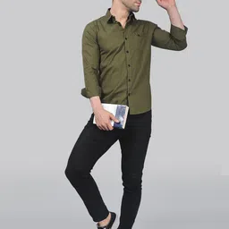 TRYBUY.IN Cotton Opaque Casual Shirt-picture-43