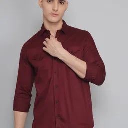 TRYBUY.IN Original Cotton Spread Collar Casual Shirt-picture-37