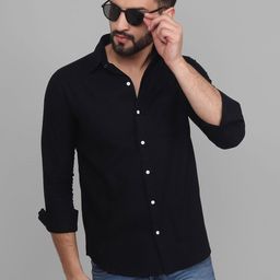 TRYBUY.IN Original Spread Collar Long Sleeves Cotton Linen Casual Shirt-image-51