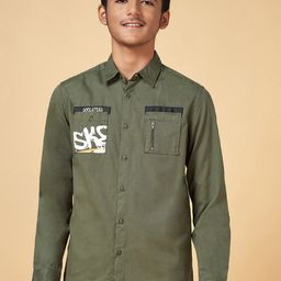 Coolsters by Pantaloons Boys Spread Collar Long Sleeves Cotton Casual Shirt-image-84