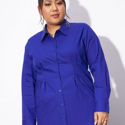 SASSAFRAS Curve Plus Size Pure Cotton Casual Shirt-image-32