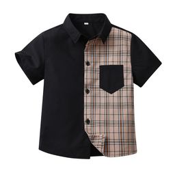 StyleCast Boys Black & Beige Colourblocked Casual Shirt-image-41