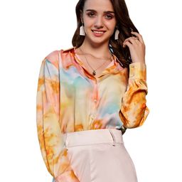NEOFAA Women Printed Casual Shirt-38